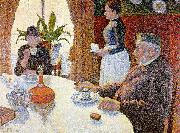 Paul Signac The Dining Room Sweden oil painting artist